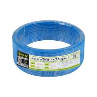 สายไฟ THW IEC01 RANZZ 1x2.5 ตร.มม. 30 ม. สีฟ้าELECTRIC WIRE THW IEC01 RANZZ 1X2.5SQ.MM 30M CYAN **หมดแล้วหมดเลย**