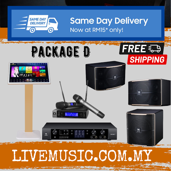 KMaster Karaoke System Set With JBL Karaoke Machine and Wireless