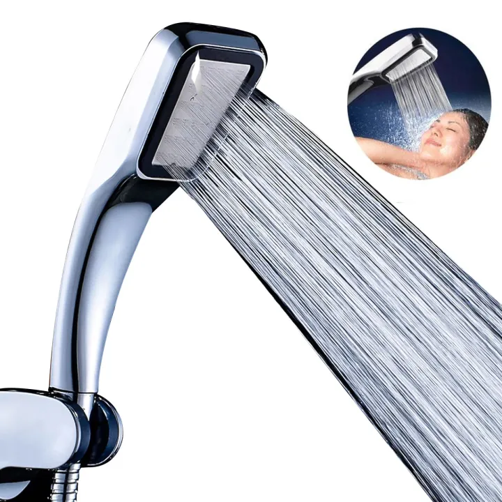 Shower Head Square03High Pressure Handheld water saving rain Shower