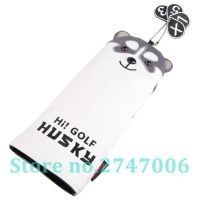 1pc Golf Club Fairway Wood Head Cover Soft PU Leather with Husky Shaped Fairway Wood Headcover with No Tag 3 5 7 x