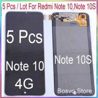 Wholesale 5 Pieces/Lot For Xiaomi Redmi Note 10 4G and Note 10S LCD Screen Display With Touch Assembly for Redmi Note 10 5G Wireless Earbuds Accessori