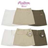 Malbon Golf Korean Version Of Ins High Waist Embroidery With Small Bag Casual Sports Bag Hip Skirt A Word Skirt