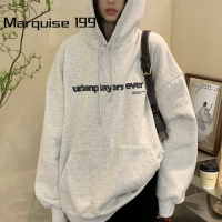 Marquise1997 เสื้อฮู้ด เสื้อแขนยาวอบอุ่น หลวมและสบาย คลาสสิค ทันสมัย สบายๆ แฟชั่น WWY23000LD 41Z231008