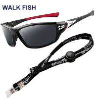 【CC】 WALK FISH Fishing Glasses Polarized Sunglasses UV400 With Rope  Shades Eyeglasses Men Sport Camping Riding Driving Eyewear