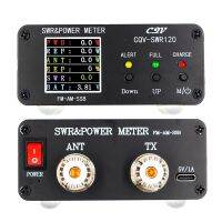 CQV-SWR120 120W SWR &amp; Power Standing Wave Meter High Standing Wave Alarm Function 240 x 240 Full Color HD FM-AM-SSB