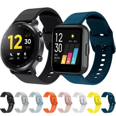 สายรัดซิลิโคนสำหรับ Maimo Watch R เปลี่ยนสายนาฬิกาข้อมือกีฬาเปลี่ยนสายรัดข้อมือสำหรับ Realme Watch S Pro/realme Watch 2 Pro