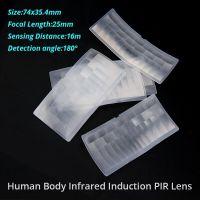 10ชิ้น Optical Hdpe เลนส์เฟรแนล Human Body ตัวเหนี่ยวนำอินฟาเรด Pir ความยาวของเลนส์โฟกัส25 23มิลลิเมตรไกลระยะทางตรวจจับ