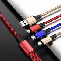 【cw】3 in 1 USB Cable Type C For Android Type-c Xiaomi Mobile Charging One Drag Three Data Lines 【hot】