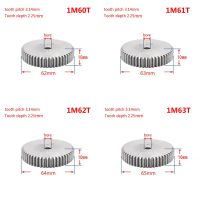 1ชิ้น1โมดูลัส60-75เกียร์เฟืองโลหะเกียร์เหล็กหนา10มม