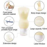 Practical Emulsion Tube Easy to Refill Storing Reusable Shower Gel Empty Bottle Lotion Sub-bottling Tube