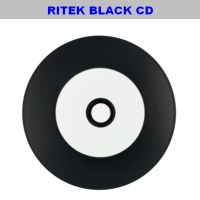 Ritek Black CD-R ดิสก์เปล่าบันทึกได้700MB 80MIN 52X 50แผ่นพิมพ์ได้