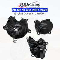 สำหรับ KAWASAKI Ninja ZX-6R 636 2013 2014 2015 2016 2017 2018 2019-2020เครื่องยนต์รถจักรยานยนต์ฝาครอบป้องกัน GBRacing ที่ครอบเครื่องยนต์