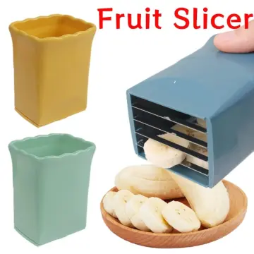 Banana Slicer Cutter * Banana Magic * Kitchen Tool - Handy Gadget instantly  slice chop banana chips no knife necessary !