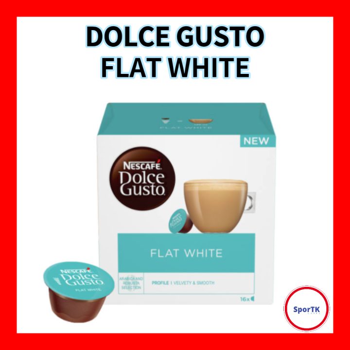 NESCAFE Dolce Gusto Flat White 11.7g x 16ea Coffee Capsule Lazada Singapore