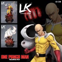 Model โมเดล Figure ฟิกเกอร์ LK Studio จากการ์ตูนเรื่อง One Punch Man วันพันช์แมน เทพบุตรหมัดเดียวจอด Saitama ไซตามะ มีไฟ 1/4 สูง 43 cm หนัก 3.2 kg Ver Anime อนิเมะ การ์ตูน มังงะ คอลเลกชัน ของขวัญ Gift จากการ์ตูนดังญี่ปุ่น New Collection Doll ตุ๊กตา manga