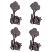 Guitar Vintage Open Bass Guitar Tuning Key Pegs Machine Heads Tuners 4R for 4 Strings Bass