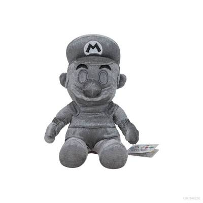 28cm The Super Mario Bros Plush Dolls Gift For Kids Home Decor Silver Mario Stuffed Toys For Kids Game Dolls