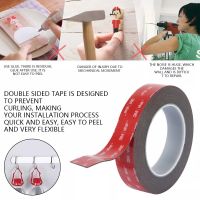 3M Strong Permanent Double Sided Super Self-Adhesive Sticky Tape Roll Adhesive VHB Double Sided Tape for car School Office Adhesives Tape