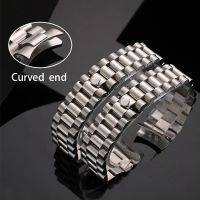 【Jump】17Mm 20Mm Stainless Steel Watch Band Strap For Rolex Watch For Oyster Perpetual Bracelet Curved End Strap Replacement Wristband ซื้อทันทีเพิ่มลงในรถเข็น