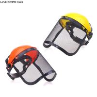 【LZ】℡№  Garden Grass Trimmer Safety Helmet Hat with Full Face Mesh Protective Mask for Logging Brush Cutter Forestry Protection