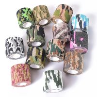 7 color Hunt Disguise Self adhesive Elastic Bandage Sport Camouflage Wrap Tape Ankle Knee Arthrosis Muscle Protector Gym Fitness