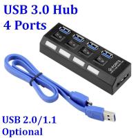 [HOT HAIXWLXKWW 589] ความเร็วสูง4พอร์ต USB 3.0 HUB Splitter ขยายด้วยสำหรับเดสก์ทอปแล็ปท็อปอะแดปเตอร์ Expander