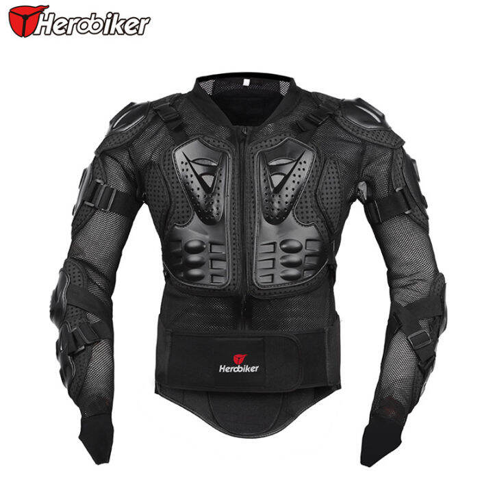 herobiker-motorcycle-riding-armor-jacket-knee-pads-motocross-off-road-enduro-atv-racing-body-protective-gear-protector-set