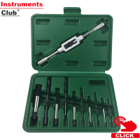 Instruments 11Pcsอุปกรณ์ถอนสกรูชุดBrokenหัวถอดน็อตเกลียวตัวนำเจาะBITSเครื่องมือ