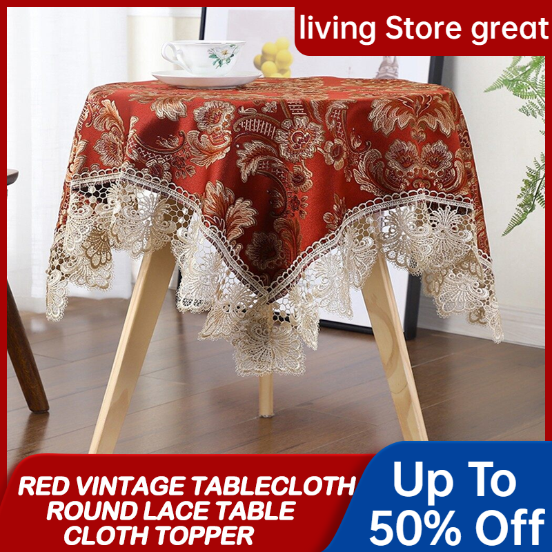 1.6m Fitted Round Elastic Edge Table Cover Wedding Party Banquets Tablecloth UK 