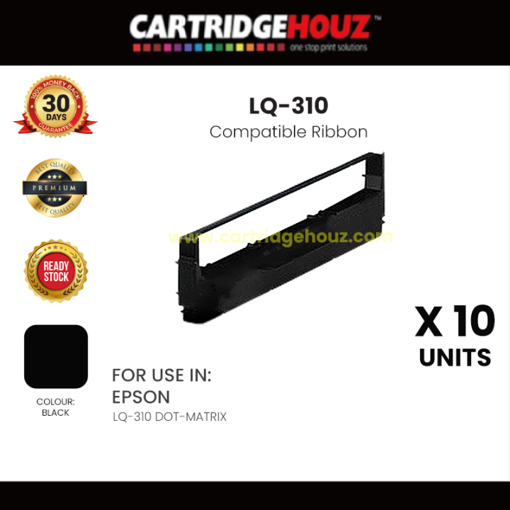 10 units Compatible Epson LQ310 ribbon (S015639 / S015634) FOR LQ310