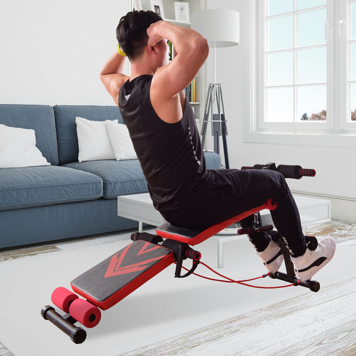 giocoso-เครื่องออกกำลังกาย-เครื่องบริหารหน้าท้อง-ม้ายกดัมเบล-multifunction-adjustable-fitness-gym-sit-up-bench-รุ่น-su118