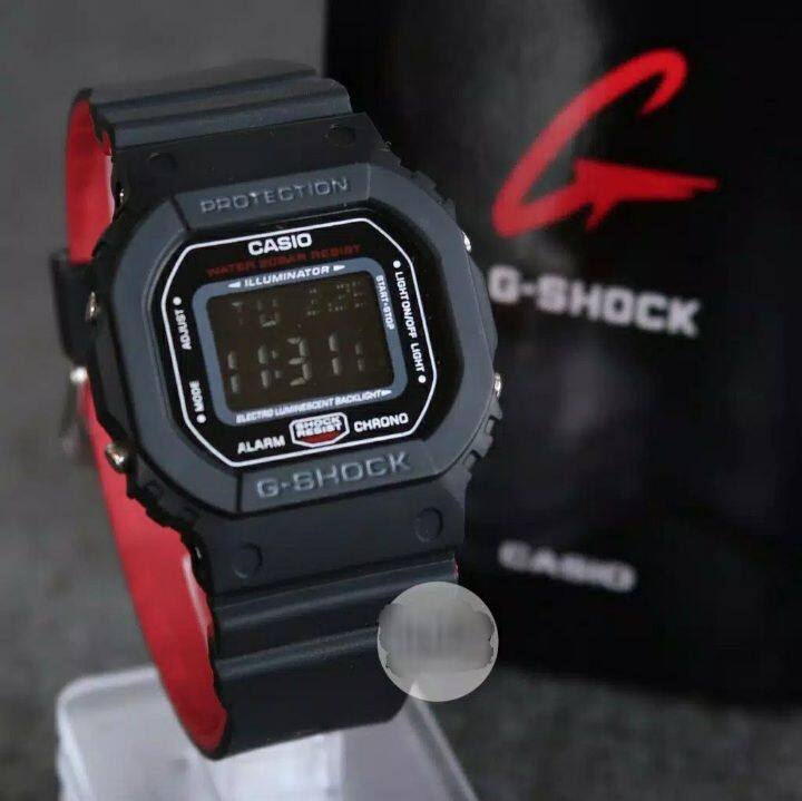 NEW JAM TANGAN PRIA C SHOCK DW5600 MERAH Lazada Indonesia