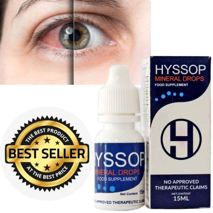 Hyssop EyeDrops Against Cataract Eye Floaters ITCHINESS Loss/Blindness