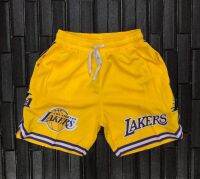 Lakers, NBA,Short , Side logo Embroidered, High Quality, OEM