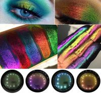 ♙❡ Powder Party Makeup Cosmetic Professional Eyeshadow Pigment Shiny Palette Chameleon eyeshadow Metallic Eyes Cosmetic