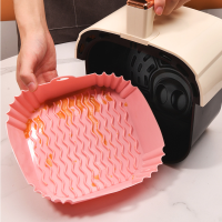 Air Fryers เตาอบถาดอบ Airfryer ตะกร้าซิลิโคน Non-Stick Baking Pan ตะกร้าไก่ทอดเปลี่ยน Grill Pan อุปกรณ์เสริม