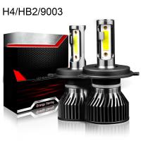 [ANYA Auto Parts] 2Pcs 80W 12000lm รถยนต์กันน้ำ Haedlight หลอด H11 H4 H7 H1 H13 Led 9004 9005 9006 9007 9012 6500K หลอดไฟ Led Fog Light