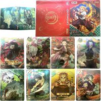 Demon Slayer ZR rare Card Holder Book Anime Playing Game Card Collectors Notebook Loaded Binder Folder Kids Toys