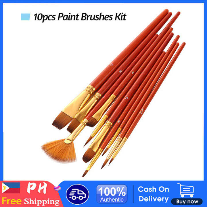 Professional Artist Paint Brush Set of 12 - Painting Brushes Kit for Kids,  Adults Fabulous for Canvas, Watercolor & Fabric - for Beginners and  Professionals - Great for Water, Oil or Acrylic Painting