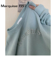 Marquise1997 เสื้อฮู้ด เสื้อแขนยาวอบอุ่น หลวมและสบาย ทันสมัย ชิค น่ารัก ทันสมัย WWY2393GOI 39Z230928