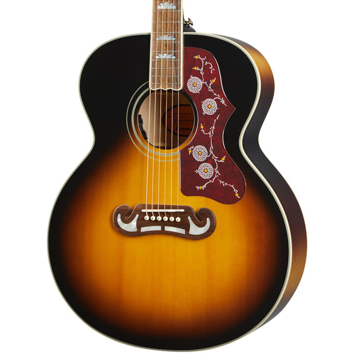 epiphone-inspired-by-gibson-j-200-กีตาร์โปร่งไฟฟ้า-ทรงจัมโบ้-all-solid-ทั้งตัว-ไม้หน้า-spruce-ไม้ข้าง-หลัง-maple-คอไม้-maple-ปิ๊กอัพ-fishman