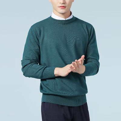 Men Cashmere Sweater Autumn Winter Soft Warm Jersey Jumper Pullover O-Neck Knitted Sweaters