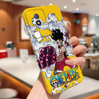 เคส Hpace สำหรับ Vivo Y02A Y02T การ์ตูนกรณีโทรศัพท์ฟิล์มดีไซน์ Luffy Zoro Ace เปลือกแข็งคลุมทั้งหมดกล้องเคสป้องกันทนแรงกระแทก