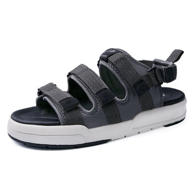 NEW BALANCE_ ใหม่รองเท้าแตะกีฬา NB Slippers Black Sandals Men and Women Beach Sports Shoes SD3206BBW BKR