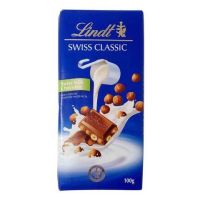 สินค้าเข้าใหม่ Premium ? Lindt Swiss classic chocolate จากสวิสเซอร์แลนด์5รสชาติ?Milk hazelnut,ขนาดเดียว