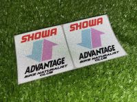 สติ๊กเกอร์ติดโช้ค SHOWA (1ชุด : 2ใบ) 3Mแท้ **สำหรับติดโช้คหลัง** ขนาด 5.5*5.5 cm