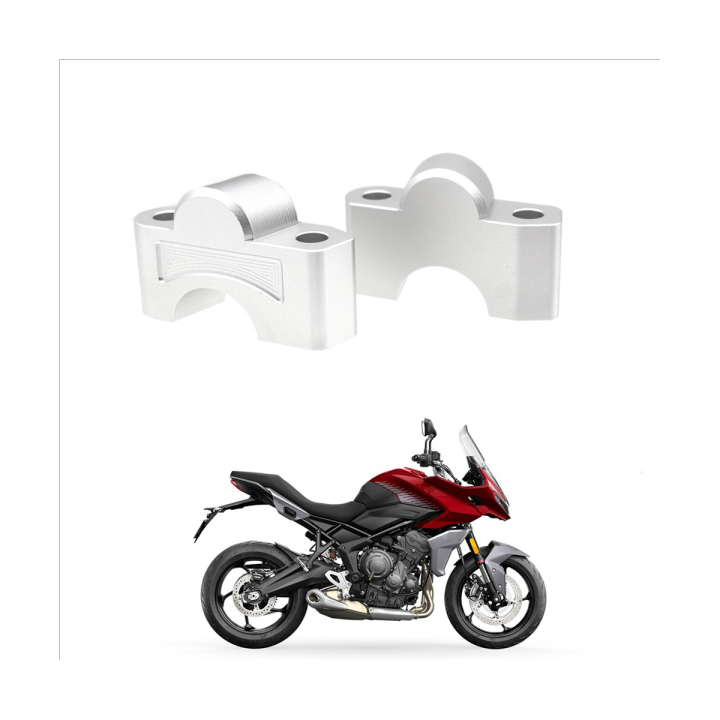 Handlebar Riser Bar Mount Handle Clamp Mounting Lift Clamp Adapters For