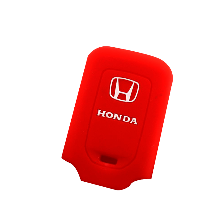 เคสกุญแจรถยนต์-ซิลิโคน-2-ปุ่มกด-สำหรับ-honda-hrv-crv-brv-xrv-vezel-jazz