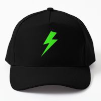 Neon Green Lightning Bolt Baseball Cap Sun Cap Beach Bag Kids Hat Rave Hats Man WomenS