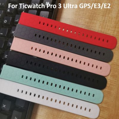 ❁▼㍿ Pasek silikonowy do Ticwatch Pro 3 Ultra GPS pasek na rękę do Ticwatch E3 E2 Pro miękka pętla Smartwatch Accessorie